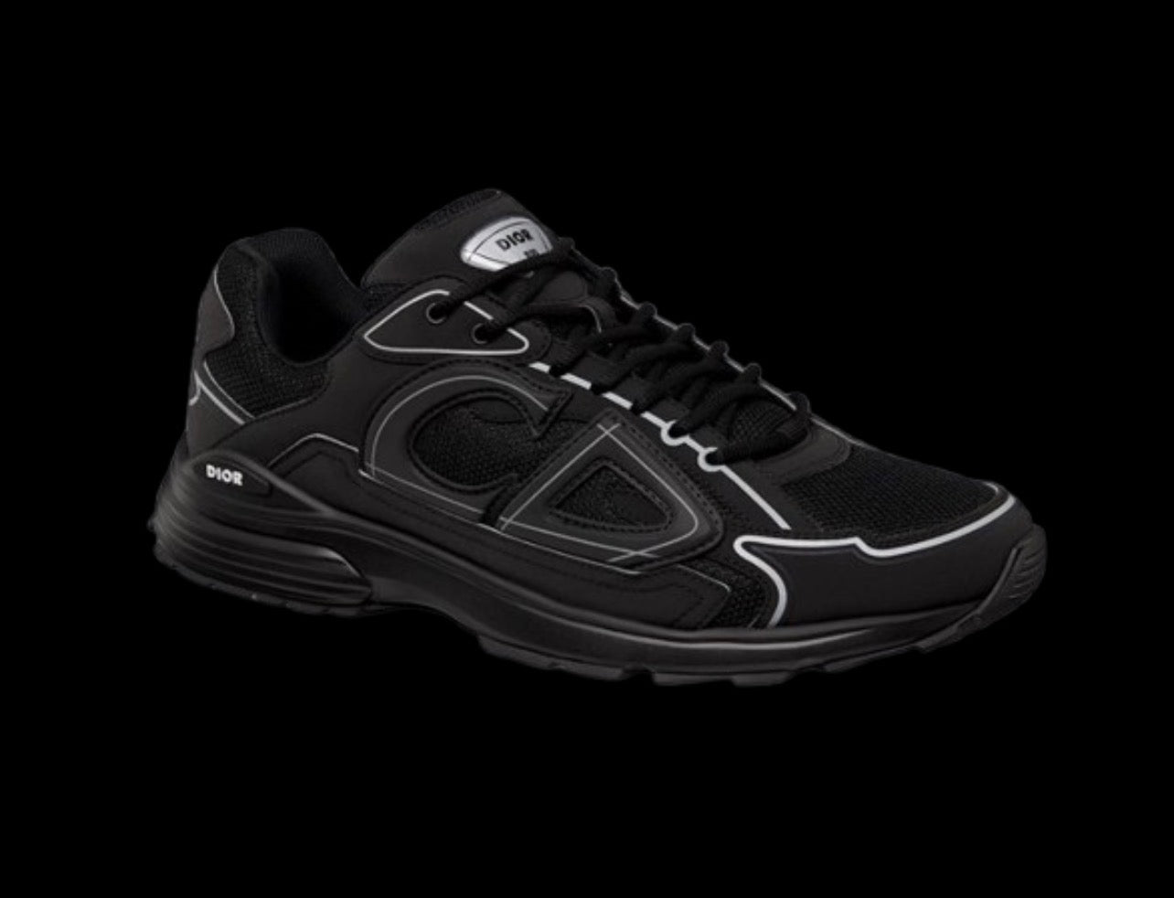 Dior B30 Black Mesh Sneakers