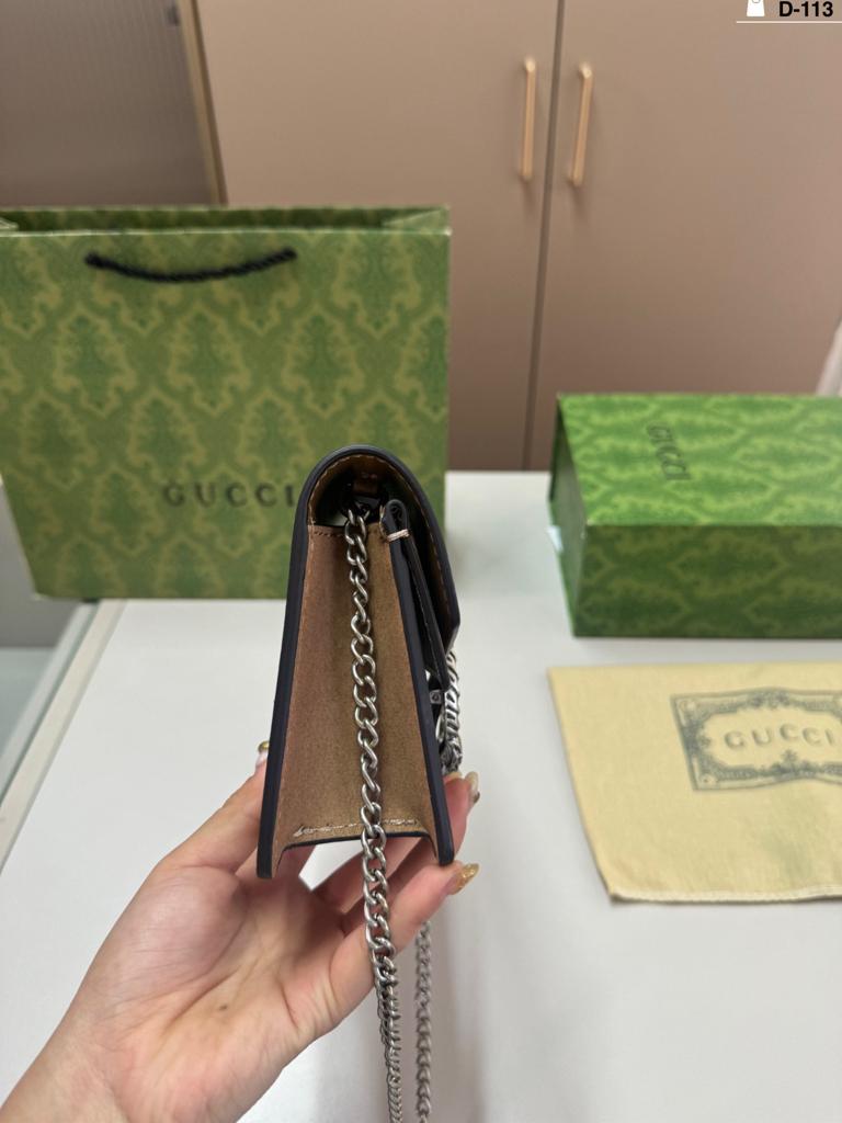 Gucci Dionysus Super Mini GG Supreme Canvas Crossbody Bag