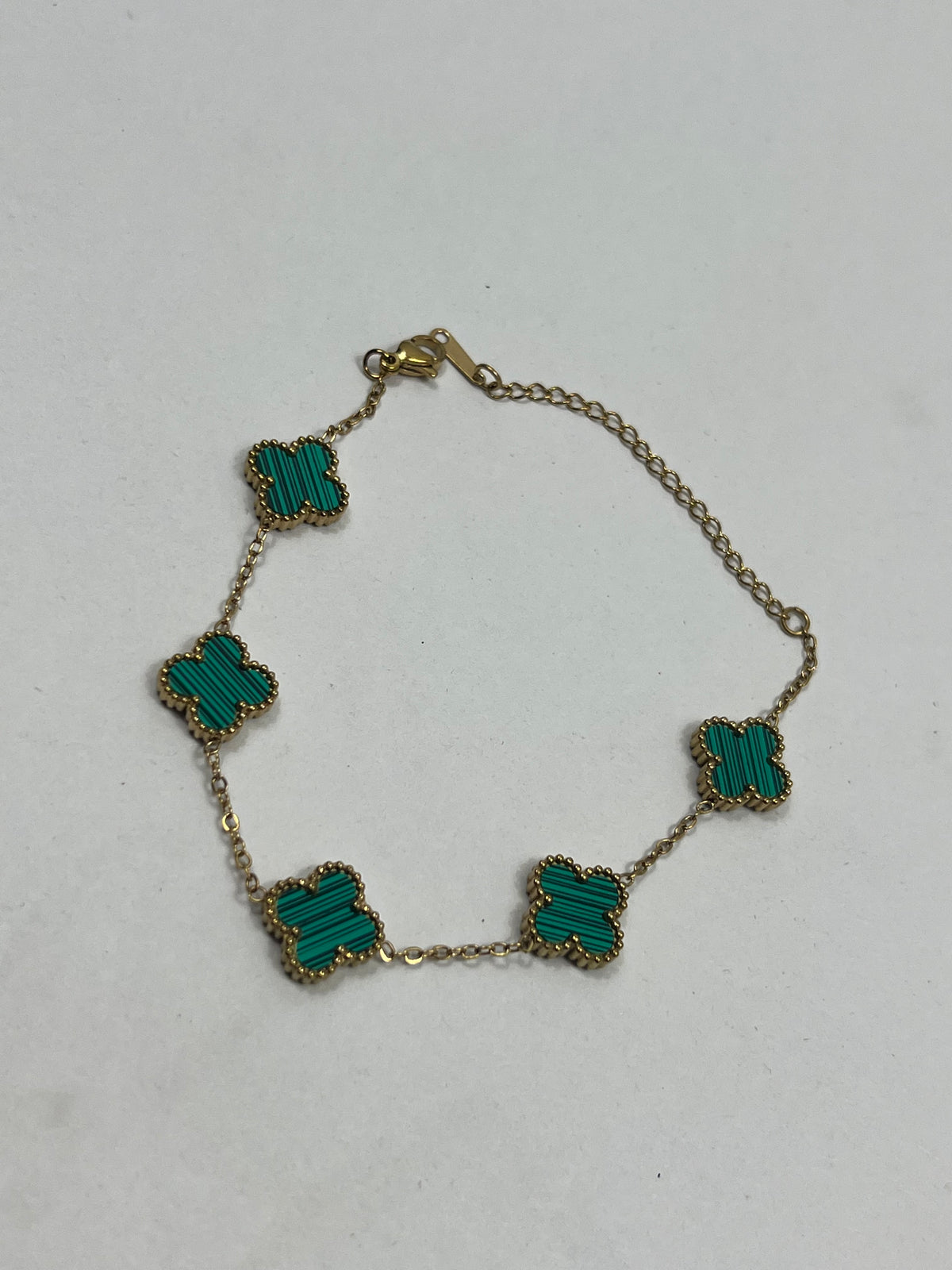 Grön Diana Fyrklöver Armband