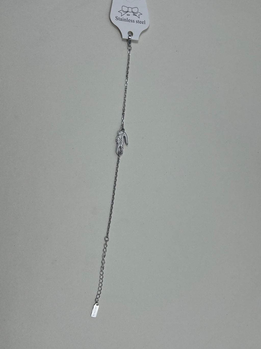 Silver Lacoste Armband