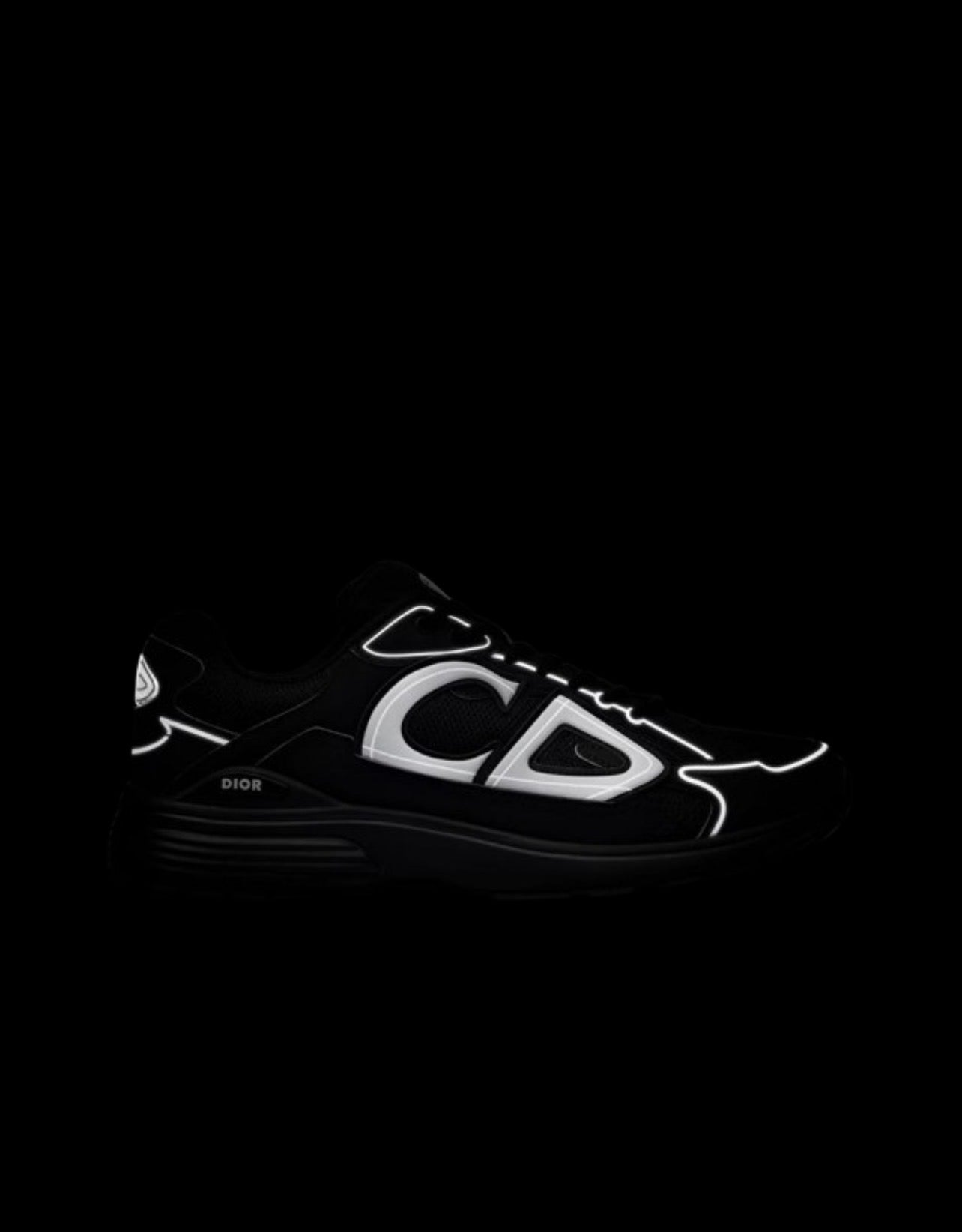 Dior B30 Black Mesh Sneakers